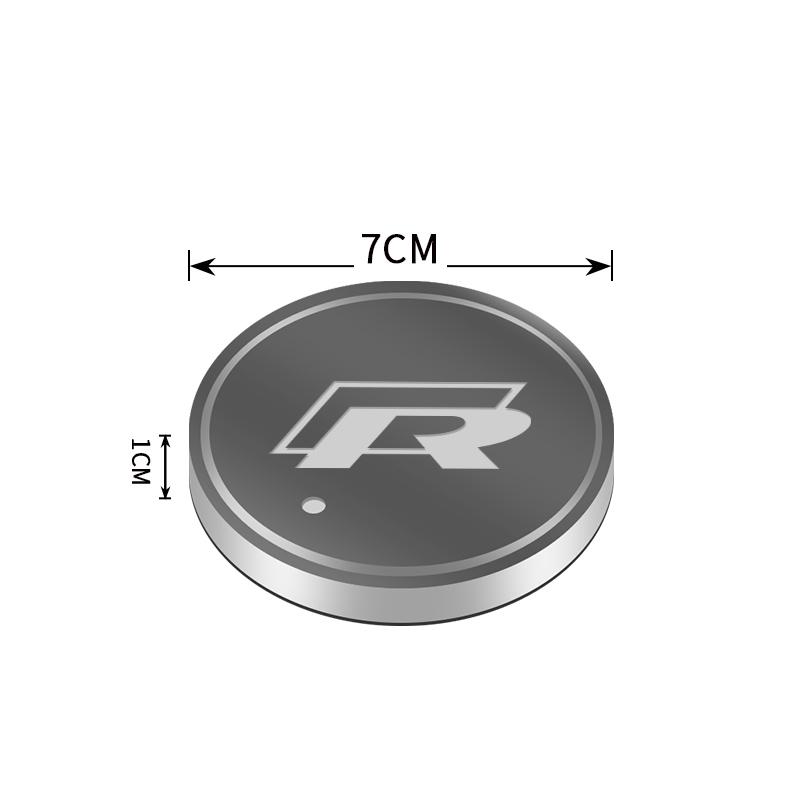 För VW Volkswagen Jetta MK5 Golf 1/2 st Bil Ljusunderlägg Halkfri Matta För Volkswagen VW Touran Beetle Golf Passat Jetta Polo