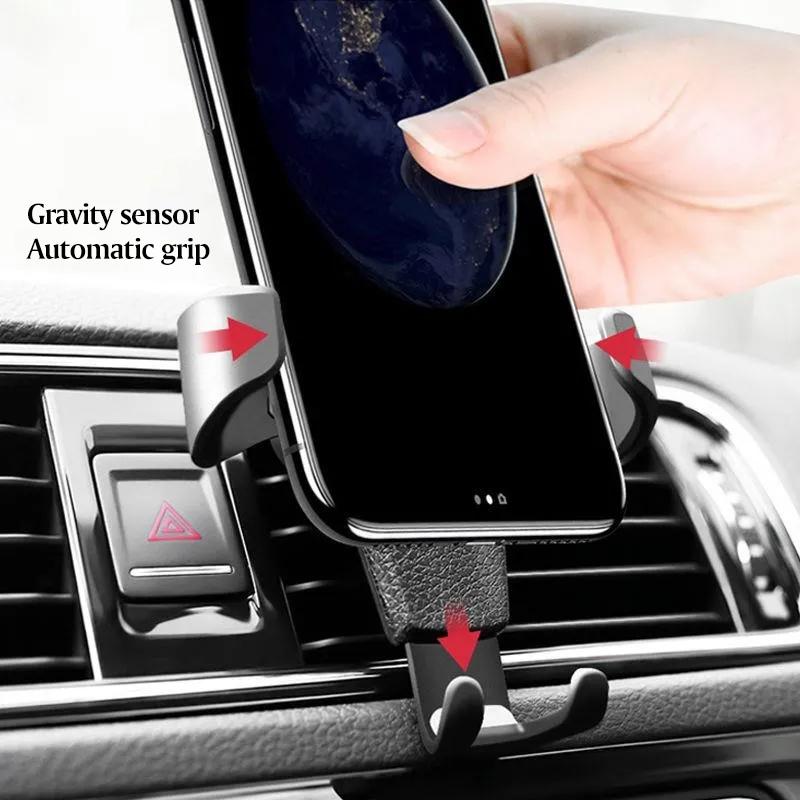 ABS Schwerkraft Auto Handyhalter GPS Lüftungsschlitz Halterung Für Citroen C5X e-C4 X e-C3 C4 C3 C5 Berlingo C-Elysee C-Crosser C1 C6