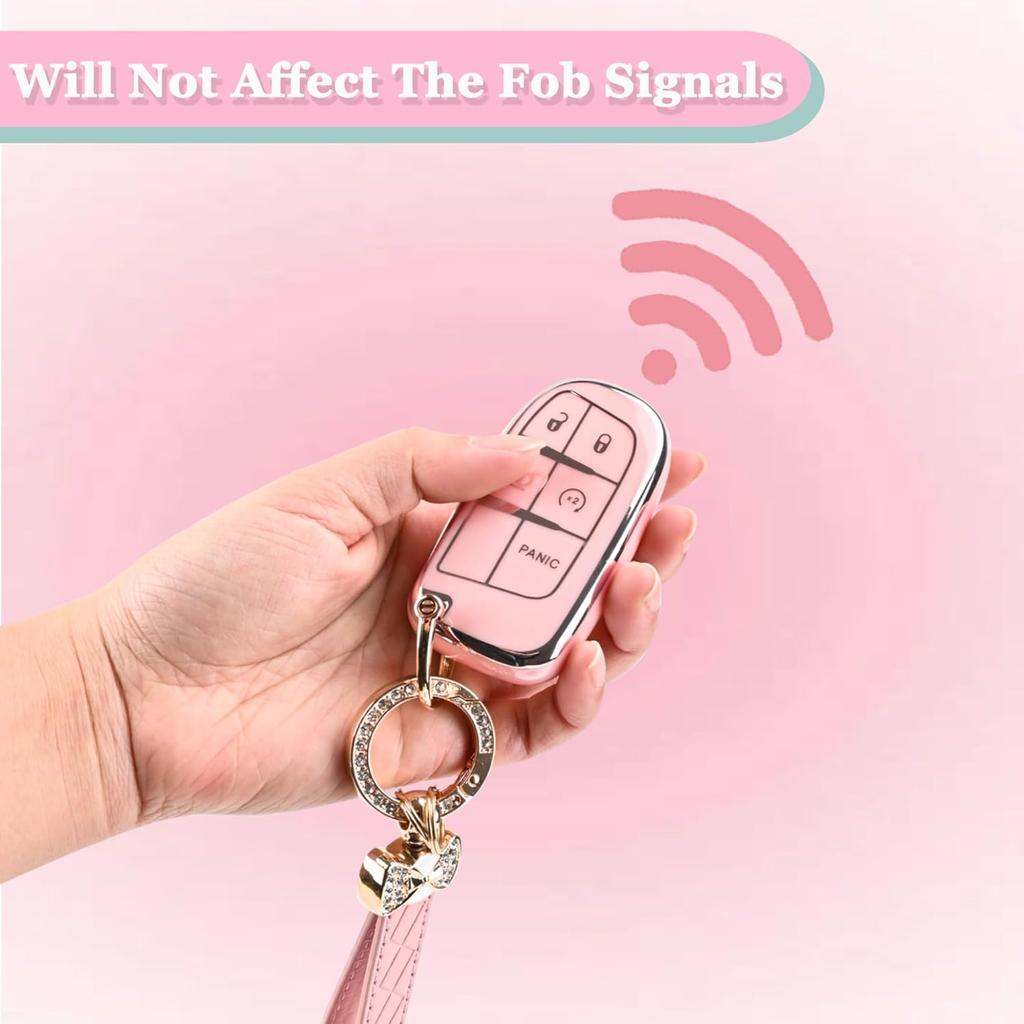 For Ford Key Fob Cover - Soft TPU Key Case Holder Car Key Case Shell Protection For Expedition Bronco Explorer Fusion Escape Lincoln Corsair Nautilus