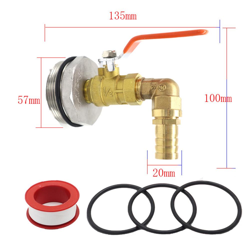 200L For Oil Drum Replacement Parts Stainless Steel Outlet Tap Offering Leak Proof Valve for Controlled Dispensing of Liquids