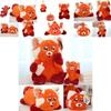 Disney Red Panda Plush Toy With Transforming Feature