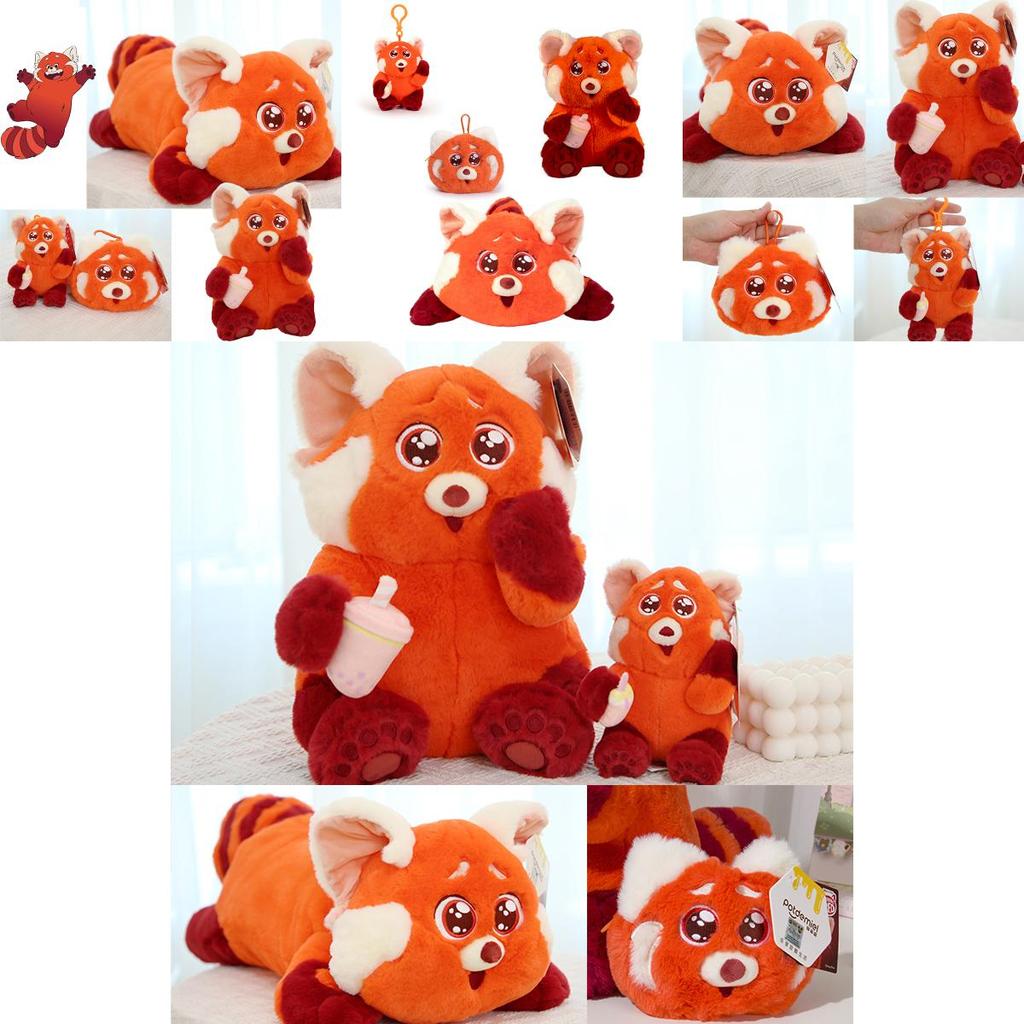 Disney Red Panda Plush Toy With Transforming Feature
