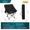 OEING Outdoor Portable Folding Moon Chair