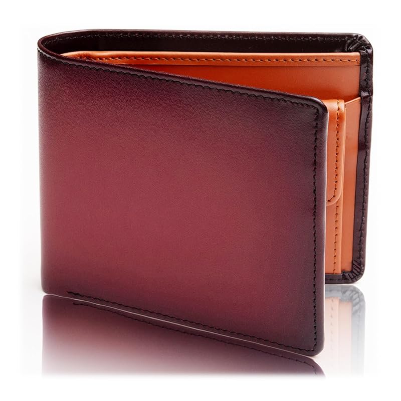 

wallet men s bifold [Posted on Tokoro George s Setagaya base] bi-fold antique leather bifold wallet 10 BRD-CML