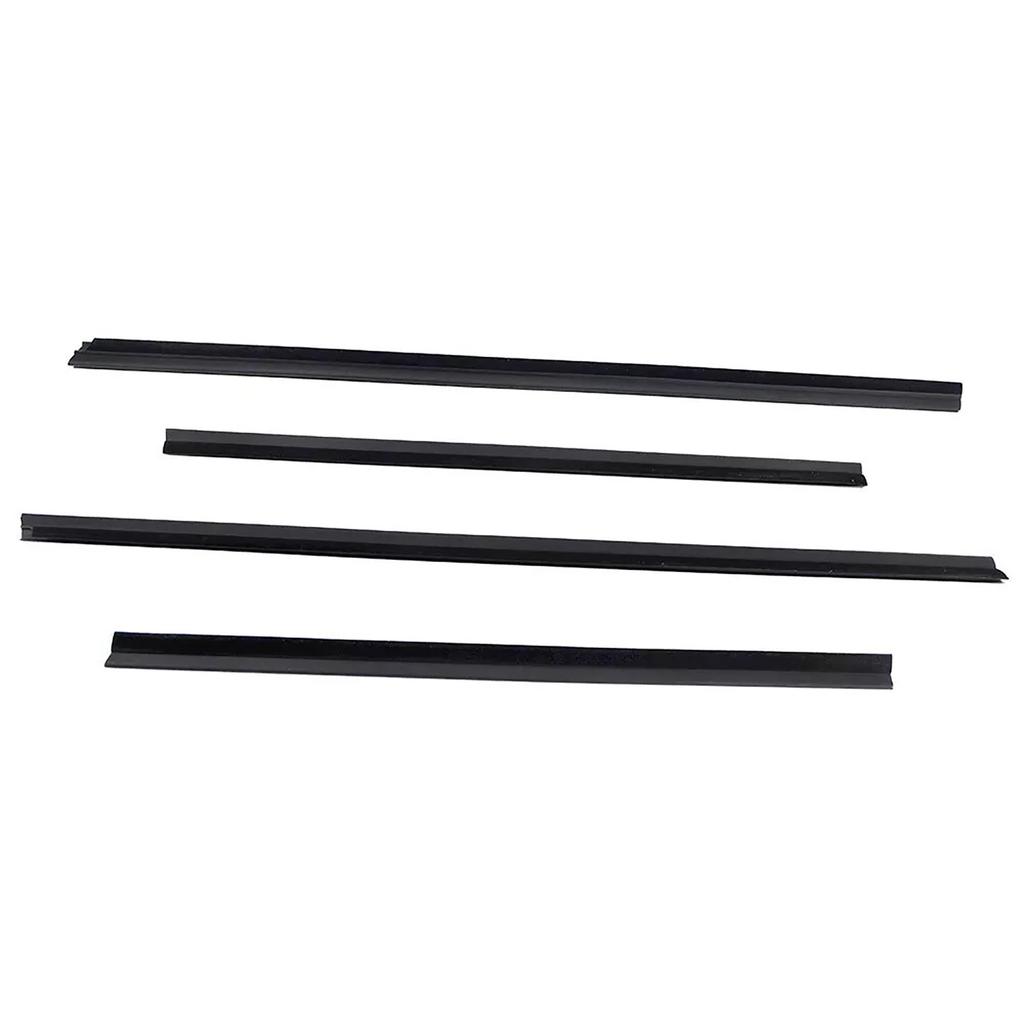 4pcs Door Belt Weatherstrip Molding Seal For Honda Fit Jazz 2008-2013