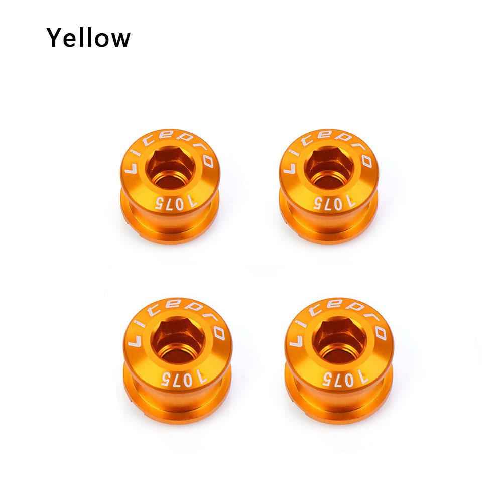 4Pcs High Quality Road Bike Accessories MTB Bicycle Chainring Wheel Bolt Disc Screw Cycling Crankset Parts Chainwheel Screws
