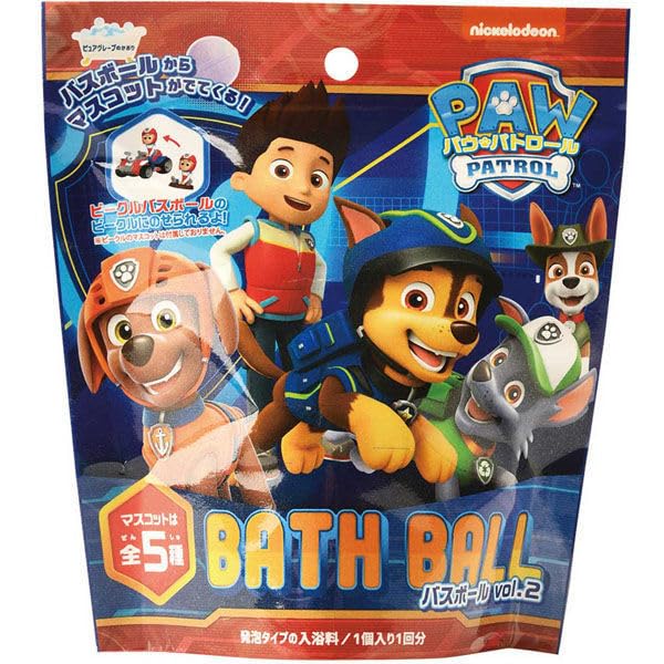 Paw Patrol Bath Bomb 2 Pure Grape Scent 60g Vol. (1 use)