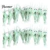Saltwater Fishing Lure 5/10/20/40Pcs 4CM/1.3G Bionic Shrimp Soft Lure, Glow-in-the-dark Bass Lures Bait with Hook, Freshwater Swimbait Realistic