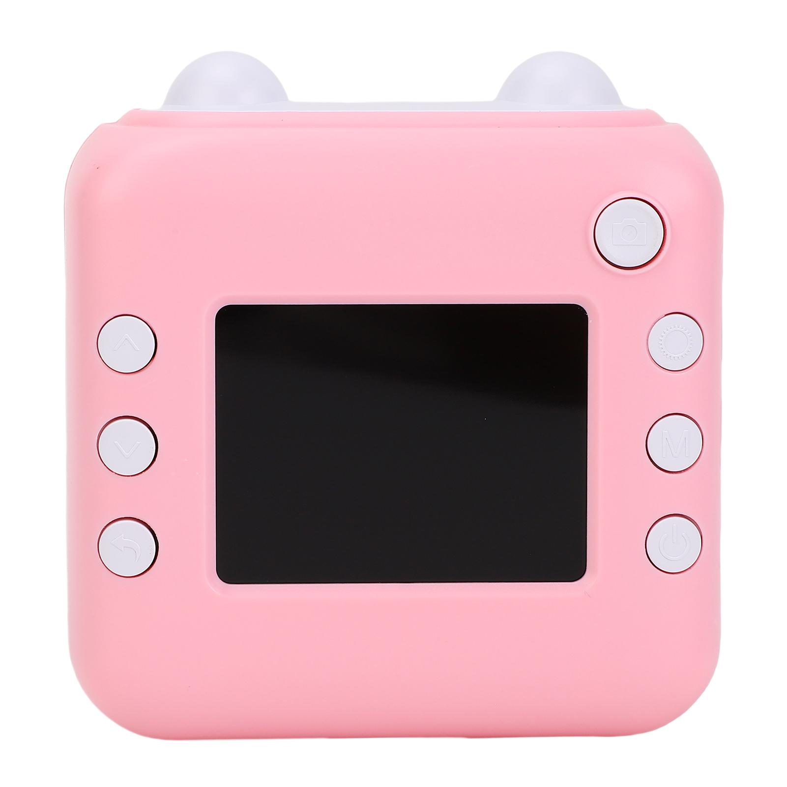 

Детская камера мгновенной печати 24 МП 1080P 2,4-дюймовый экран Веселые игры Воспроизведение музыки Двухобъективная детская камера