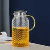 Multiple Capacity Cold Water Bottles Water Kettle Beverage Pot Exquisite Glassware Large Capacity Cold Brewing Pot with Handle