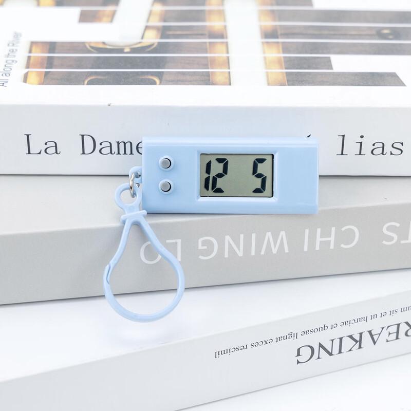 Треугольный электронный брелок-часы