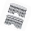 A  Pair Grey Self Cleaning Hair Catcher Cat Litter Box Floating Fur Brush Door  Indoor Door Frame