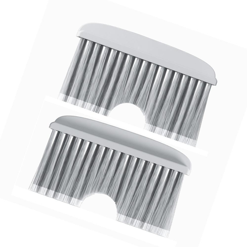 A  Pair Grey Self Cleaning Hair Catcher Cat Litter Box Floating Fur Brush Door  Indoor Door Frame
