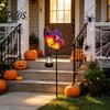 Yard Art for Outside Solar Butterfly Garden Stake Lights, Metal Decorative Stakes, IP65 Waterproof Outdoor Patio Accents LED Landscape Lights