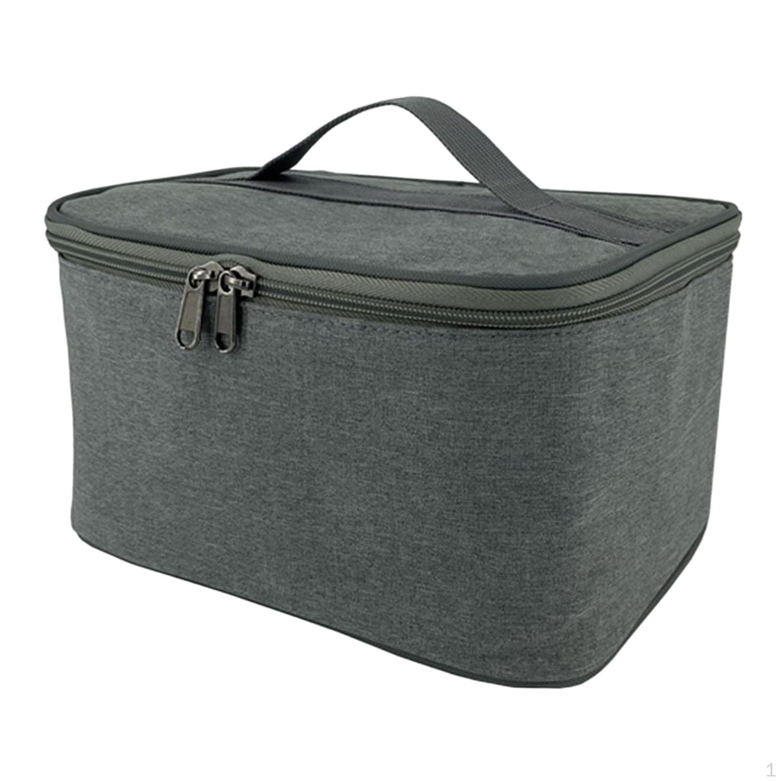 Camping Seasoning Bottle Storage Bag Condiment Carrying Portable Organizer for Outdoor A#Gray_Medium