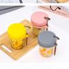 1Pcs 350Ml Reusable Glass Overnight Oats Jar With Spoon Oatmeal Container Food Storage Organizer For Breakfast