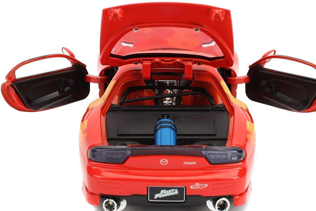 Jada TOYS JADA TOYS Mini Car Size ORANGE MAZDA Fast Furious 1/24 FAST&FURIOUS JULIUS'S RX-7 &