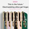 Galvanisierte Schutzhülle mit Fingerring für Sony Xperia 1 VII, VI, Fünfte Generation - Magnetische Saugfunktion