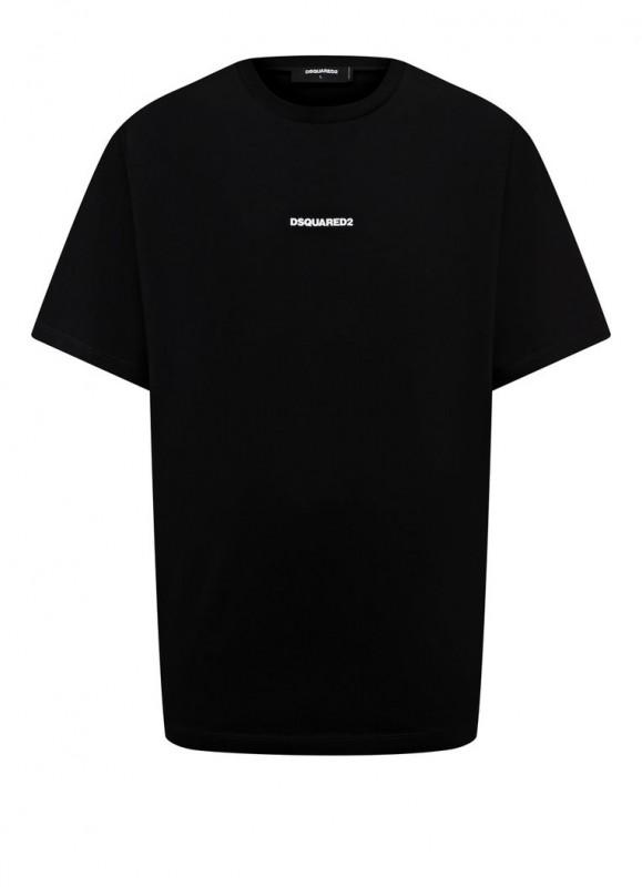 DSQUARED2 men's t-shirt Slouch Fit black - Size: M