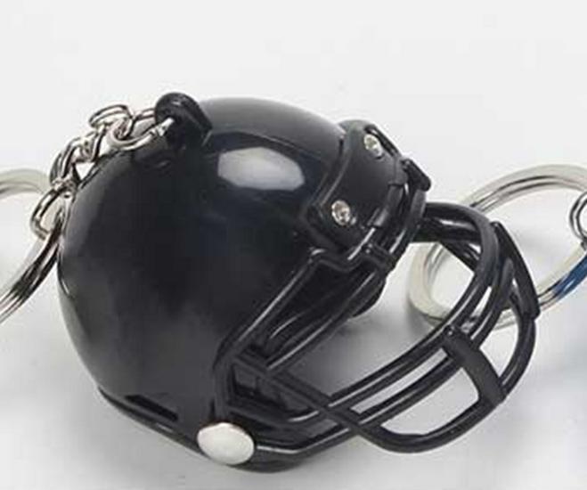 Rugby Helmet Keychain: Mini American Football Pendant Ornament In Stock