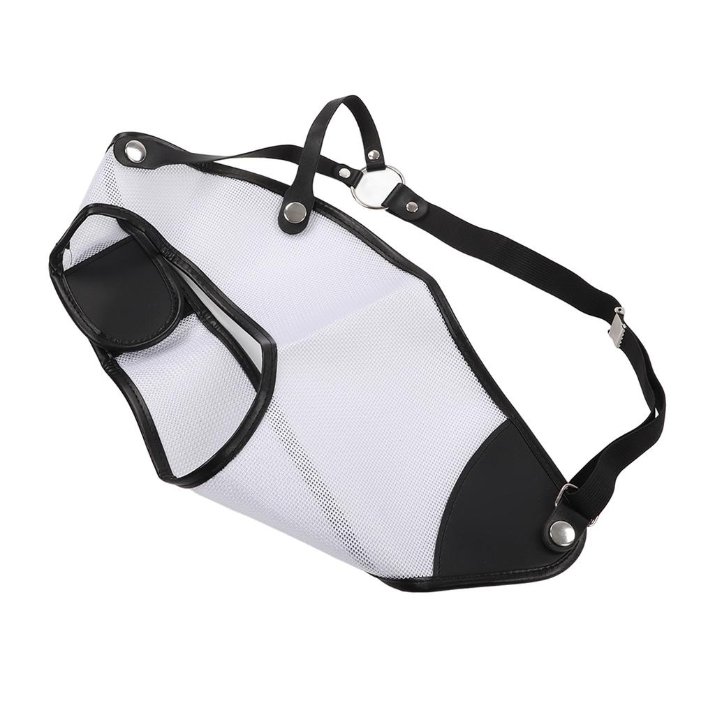Adjustable Archery Chest Guard Breathable Archery Chest Protector for Outdoor Sport Shooting Breast ProtectionWhite