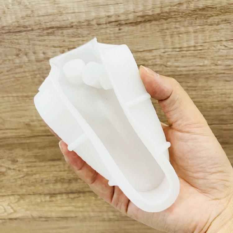 Four Holes Candle Holder Silicone Mold European Candlestick Cement Plaster Craft Mould DIYs Resin Candle Stand Molds