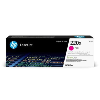 Toner Cartridge - HP - 220X - Magenta - High Capacity - Compatible LaserJet Pro 4202/4302