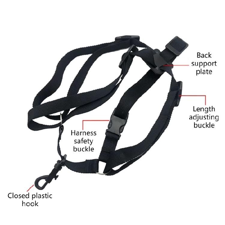 Saxophone Neck Strap Replacement Sax Harness Shoulder Padded Neck Slings Adjustable Comfortable Sax Strap Easy to Use