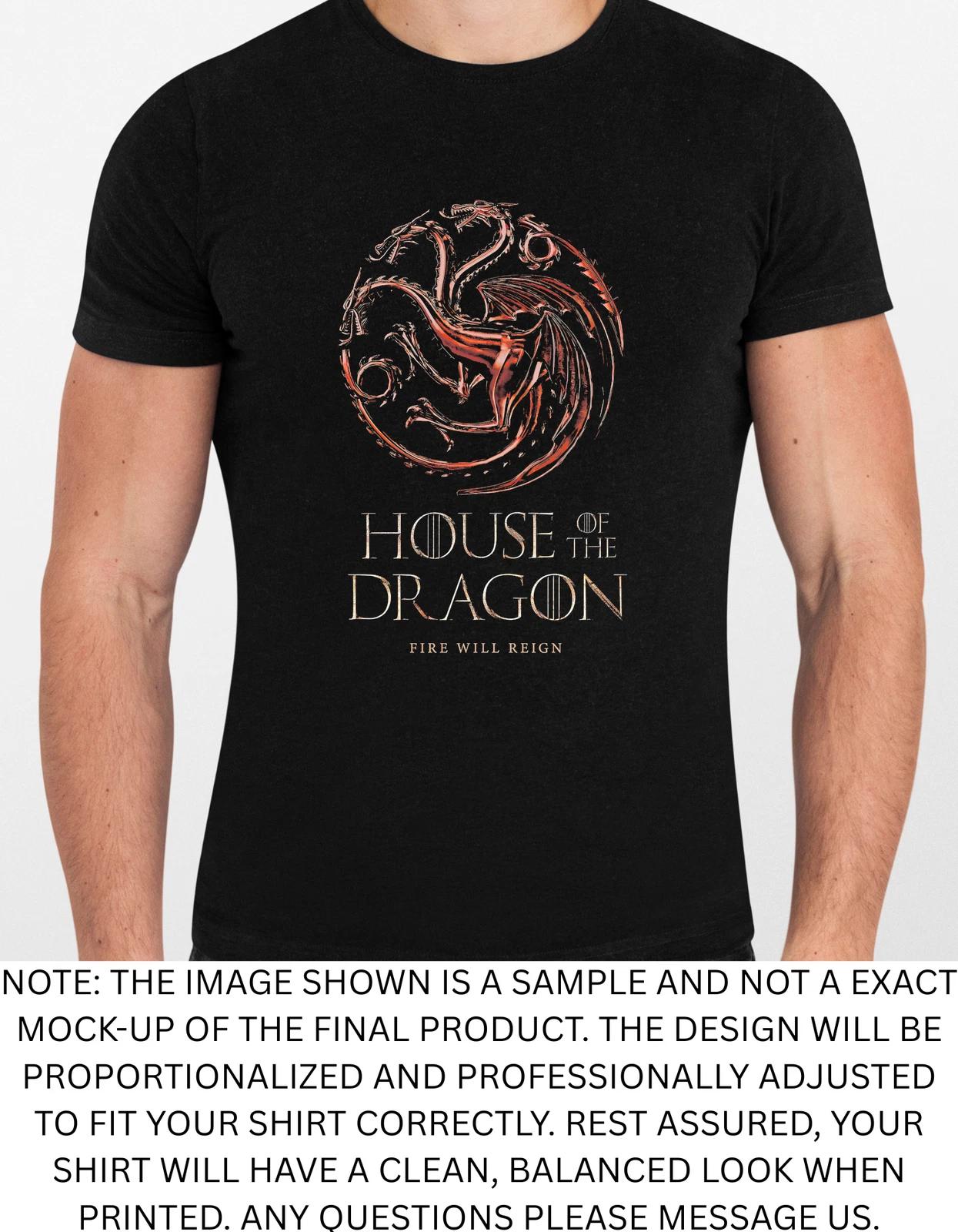 Men s and Women s T-shirts House Of The Dragon 01 Graphic M