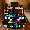 1PC Gamepad Gaming Round Chair mat Area Rug - Non-Slip, Floor Mat for Office, Bedroom, and Indoor Decor -Gift D1127209