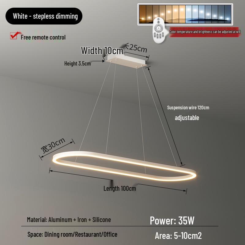 Nordic Modern Minimalist Chandelier for Dining and Reception Rooms