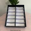 12-Schlitz Brillenablage Sonnenbrillen-Vitrine Brillen-Organizer-Box Brillenhalter Sonnenbrillenständer Sonnenbrillen-Organizer
