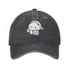 Dudu Sleep Unisex Women Baseball Caps Panda Bear Distressed Denim Hats Cap Vintage Outdoor Summer Adjustable Fit Sun Cap