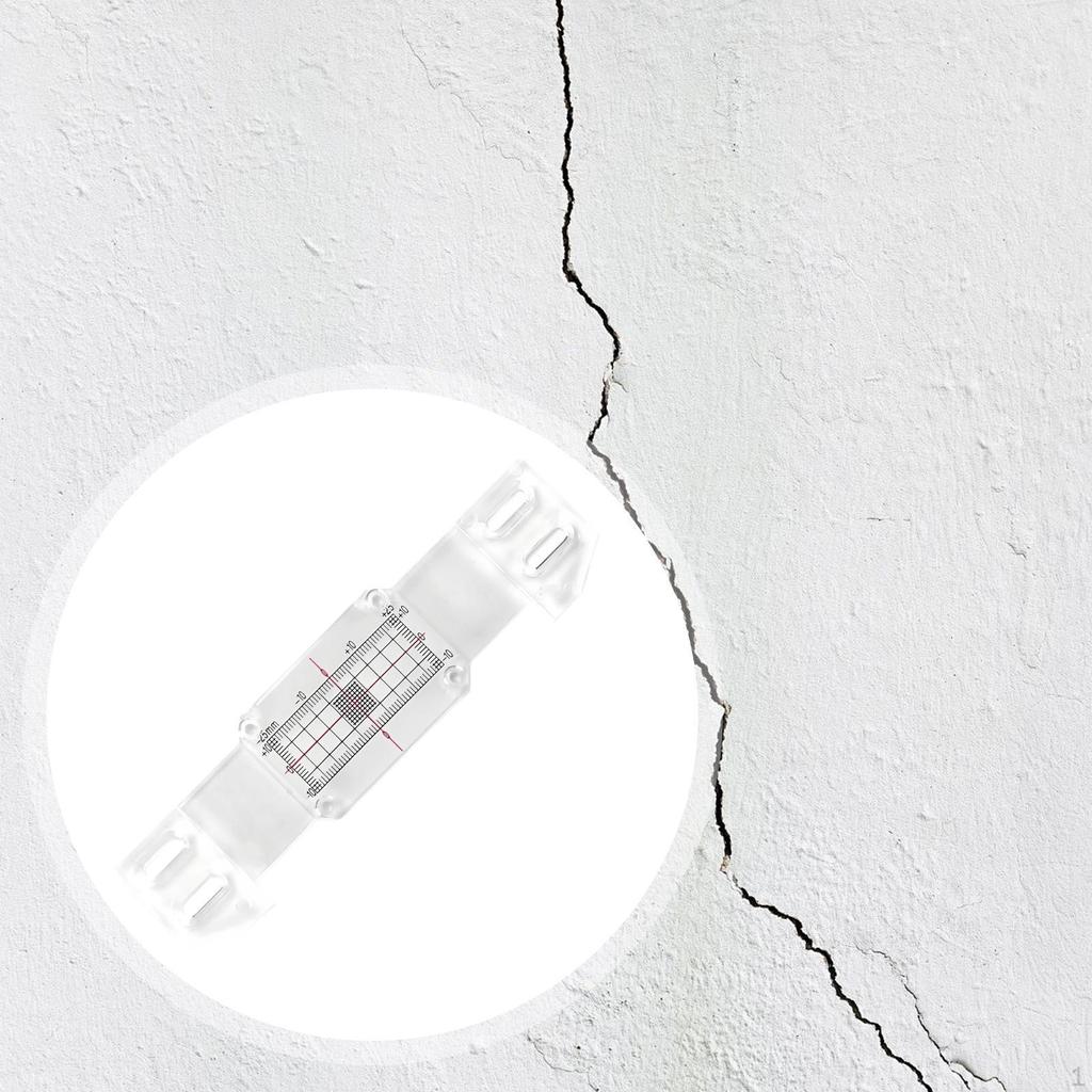 Crack Record, Size Chart Acrylic Standard Concrete Gauge
