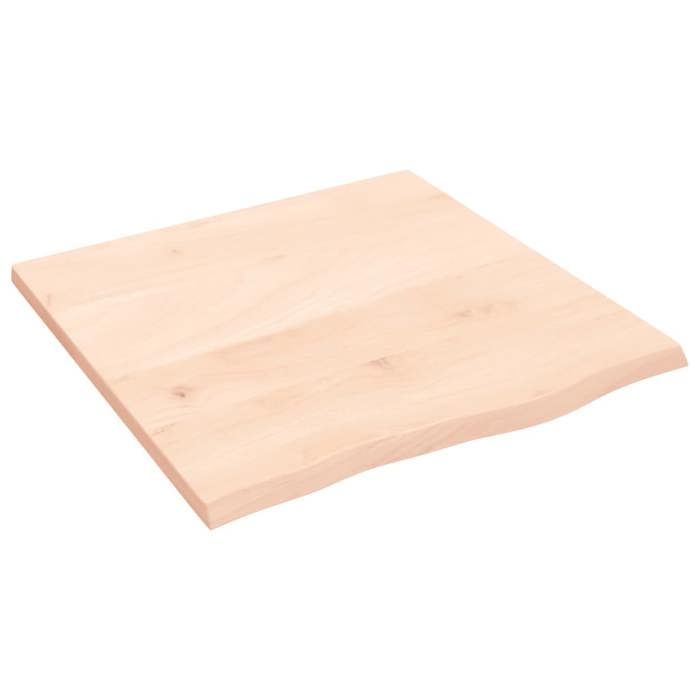VidaXL Table Top 60x60x2 Cm Solid Untreated Oak Wood 3156287