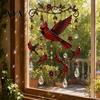 Outdoor Wind Chime Decor Graceful Bird Chimes, Chimes for Outside, Metal Sun Catcher Decoration Hanging Suncatchers with Crystal Pendants Garden Yard