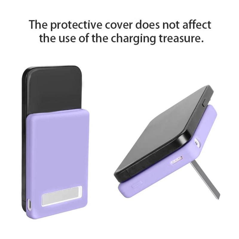 Waterproof Soft Skin for Power Banks P0016 Silicone Cover Scratchproof Full Coverage Housing Shell Flexible Sleeve