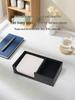 Square Leather Tissue Holder with Logo Printing - Creative Napkin Paper Storage Box for Hotels and Restaurants