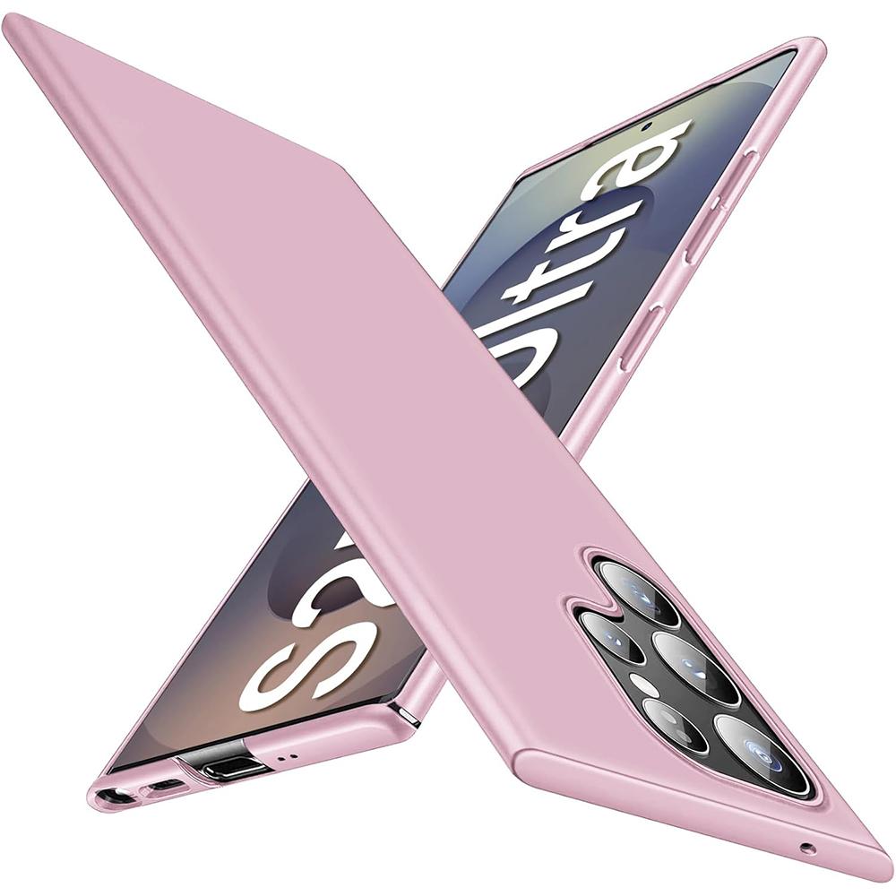 Luxuriöse Matte Ultradünne Hartschalen-Rückseite für Samsung Galaxy S25 S24 S23 S21 FE S22 Ultra Plus Einfarbig Mattiert Schlanke Hülle