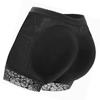 Women Butt Padded Enhancer Underwear Buttock Lifting Removable Sponge Pad Hip Lift Shorts Black M