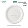 Youhe Youmi 9-inch White Biodegradable Disposable Plates