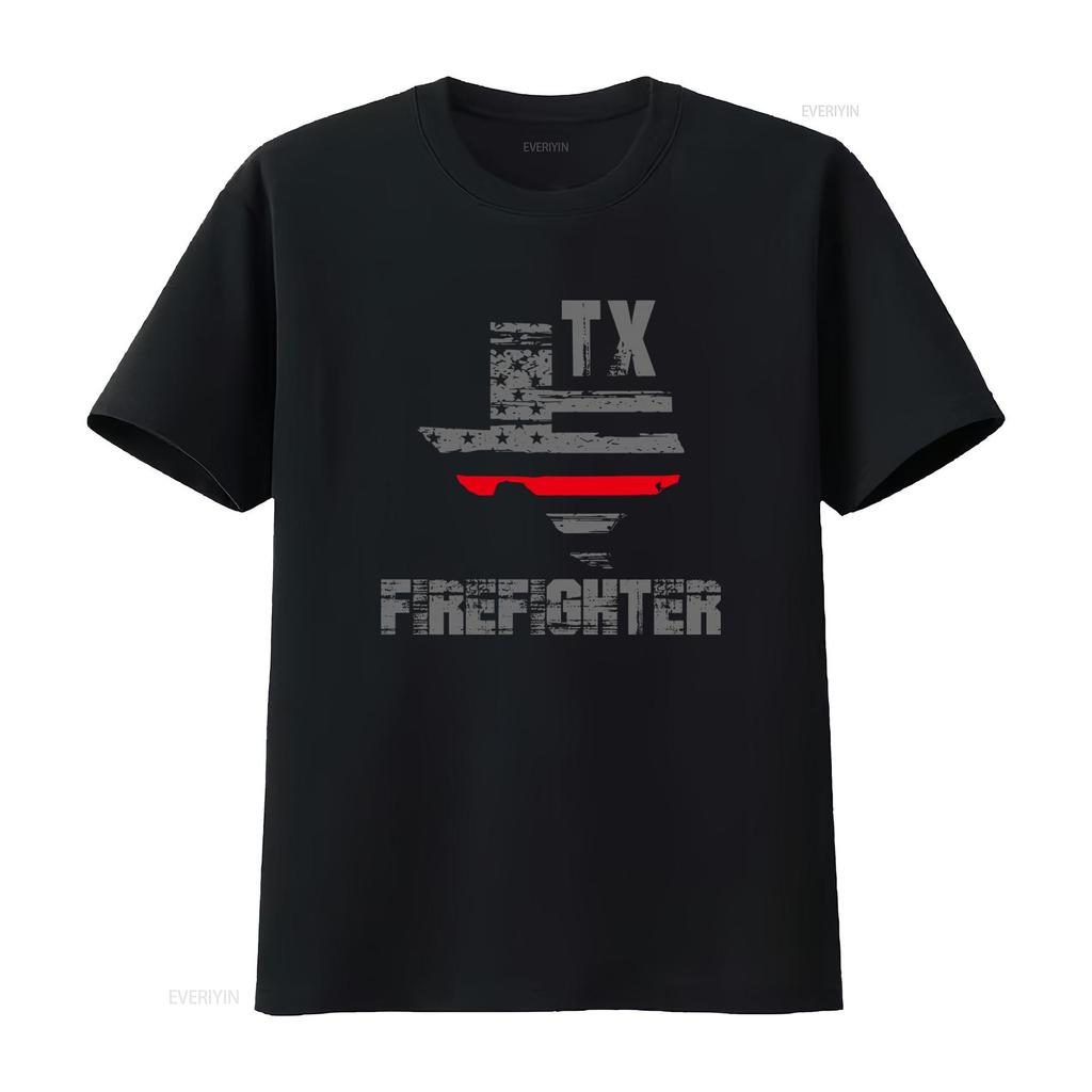 Texas Firefighter T Shirt Stylish And Patriotic Design For Enthusiasts Vintage Breathable Streetwear Designer Clothes
