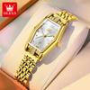 OLEVS 3699 Mejor Reloj de Pulsera de Cuarzo para Mujer de Lujo Original Resistente al Agua Calendario Luminoso Elegante Reloj para Mujer