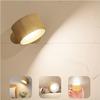Koopala LED Sconces, Wall Mounted Lamps with Rechargeable Battery Operated USB Port 3 Color Temperatures & 3 Brightness Levels 360°Rotate Magnetic