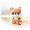 ERINGOGO Needling Felting Shiba Inu Plush Toy DIY Wool Felting Kit with Colorful Handmade Craft Kit, Set, Beginner's Wool,