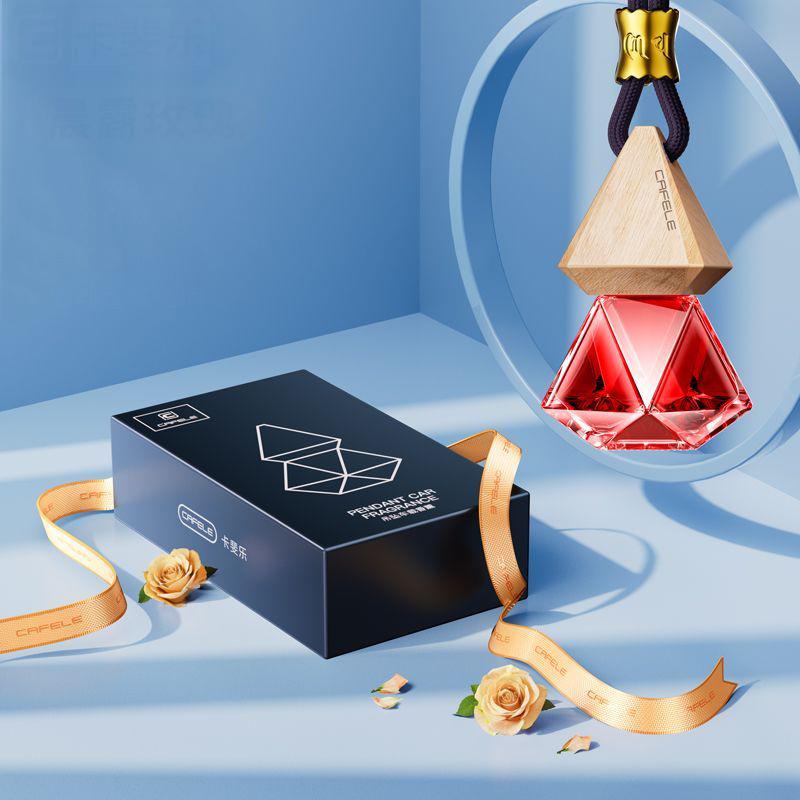 

CAFELE Car Perfume Pendant Include Essential Oil Air Fresheners Universal Car Supplies Auto Flavoring Car Fragrance Decorations красный