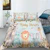 Cartoon Dinosaur Series Quilt Cover Pillowcase Two Or Three-Piece Set Polyester Digital Printing Can Be