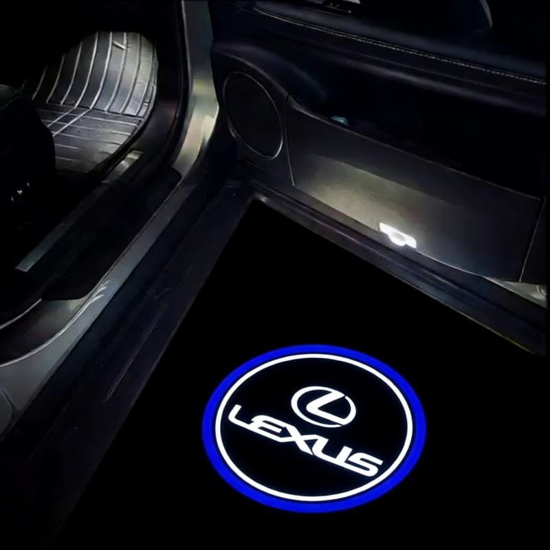 LED Car Door Ghost Shadow Welcome Light Bulbs Accessories For Lexus CT RC 350 300h 330 400 RX270 350 450h ES GS GX IS LS LX 460 QQ6