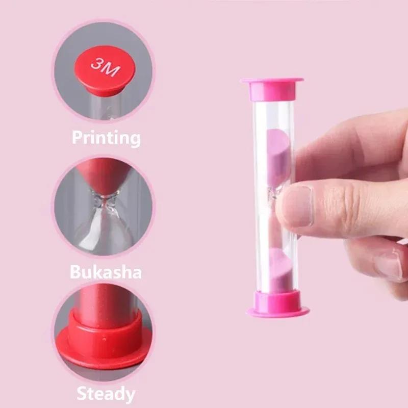 1/6 Piece Sand Clock Colorful Hourglass Timer 0.5/1/2/3/5/10 Minutes Klepsydra Children Decoration Child Clocks Home Decor Watch