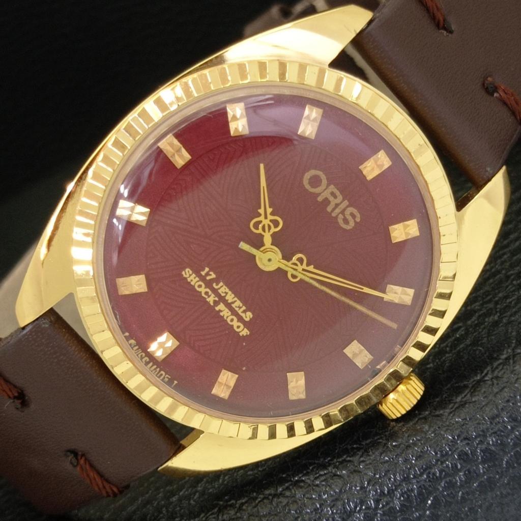 

ШВЕЙЦАРСКИЕ ВИНТАЖНЫЕ МУЖСКИЕ ЧАСЫ С РУЧНЫМ ЗАВОДОМ, ОТРЕСТАВРИРОВАННЫЕ, С КРАСНЫМ ЦИФЕРБЛАТОМ a438513-2 R131a-a438513